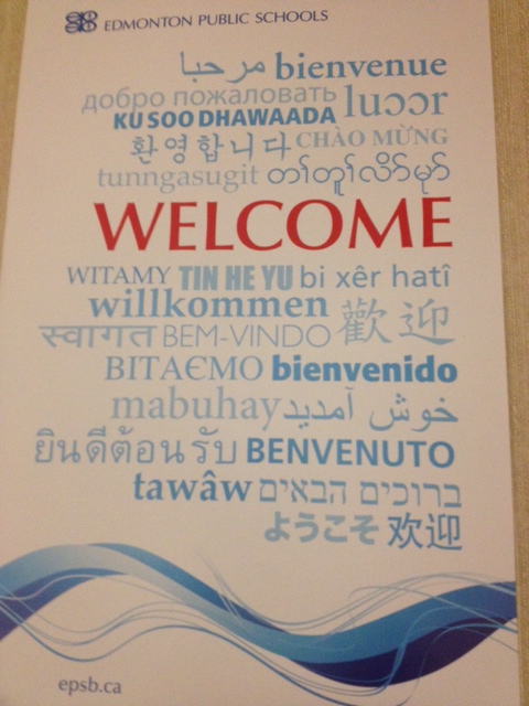 welcome poster